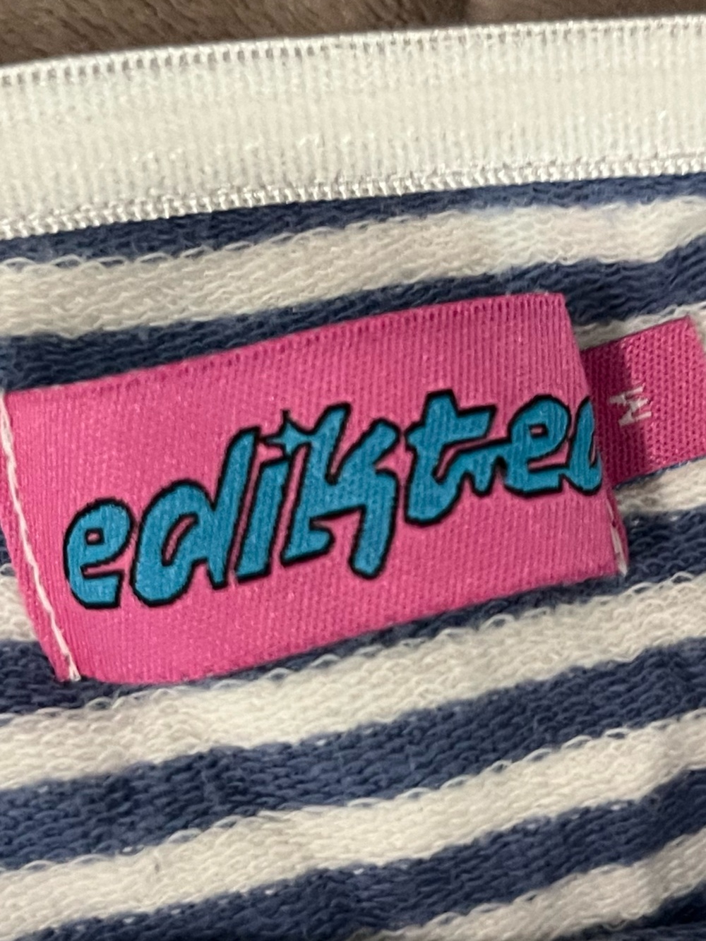 Edikted Lilah Blue & White Stripe Tube Top M - Picture 6 of 6